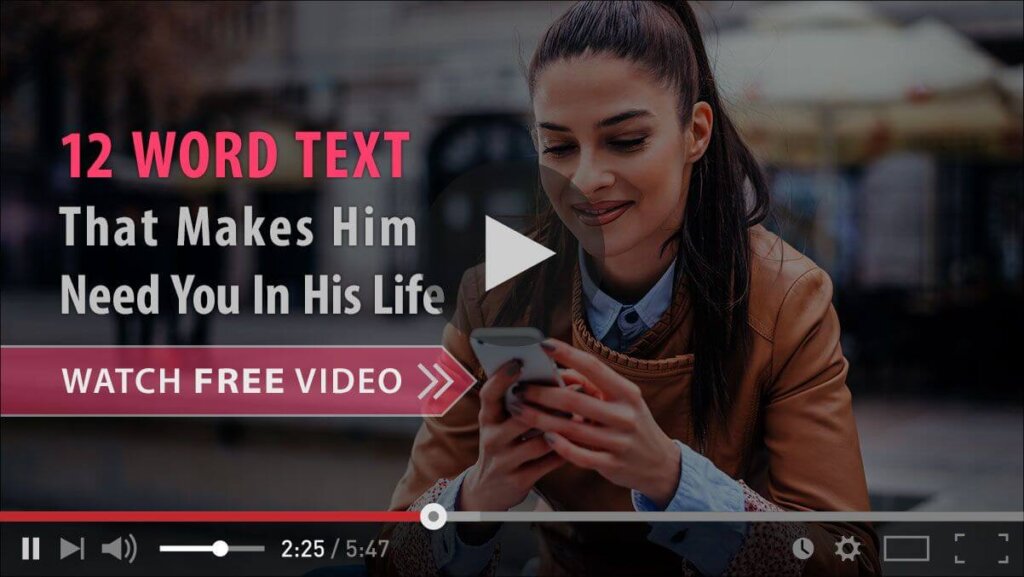 12 Word text, a secret signal to get him back! Often those little things that first attracted you to your partner can turn into bad, annoying habits. Learn to love your fellow and all. Don’t try to turn them into something they are not. After all, you just fell in love with them as they were.