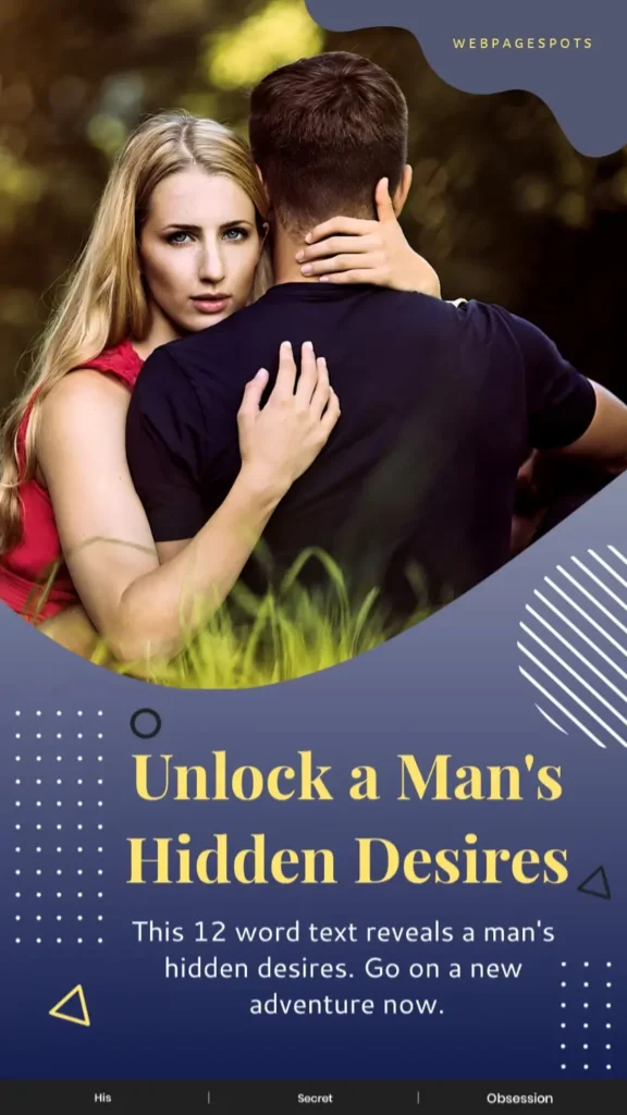 Hero instinct 12-word text revealed to unlock a man’s desires.