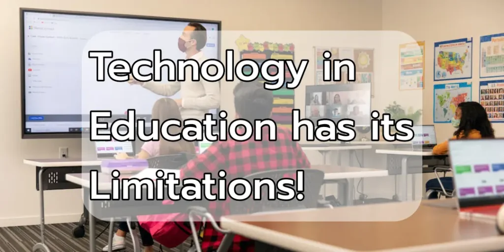 There are many benefits to using technology in the classroom but some drawbacks!