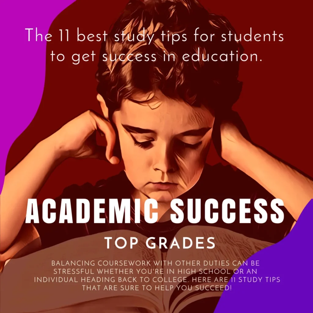 11 Best study tips for students to get success in education!