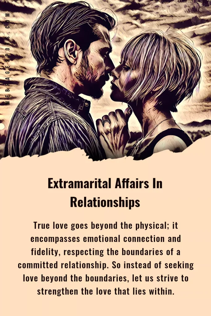 Explore the pros and cons of extramarital affairs in this brief yet insightful examination of complex relationship dynamics.
